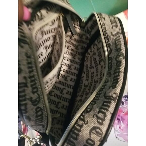 Juicy Couture Bestseller Chain Up Camera Crossbody - Black/Grey Bag - Picture 6 of 6